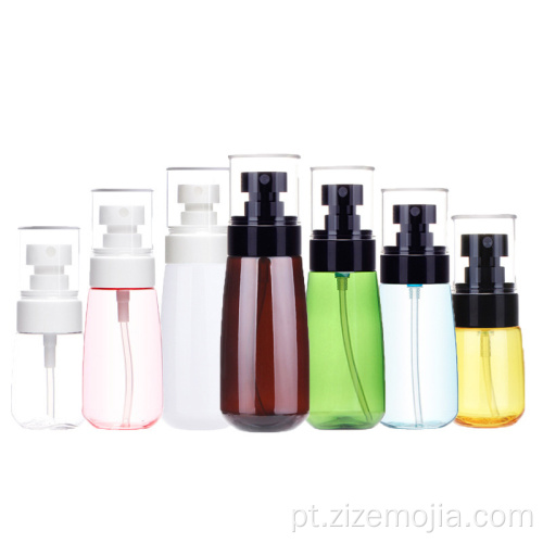 Embalagem de plástico para cosméticos em frascos de spray